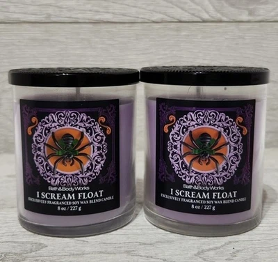 Bath & Body Works I Scream Float 8oz Single Wick Candles X2 - Image 1 of 4