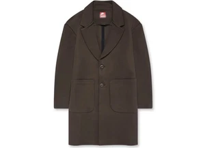 Nike Sportswear Tech Fleece Reimagined Brown Trench Coat FN0601-237 Mens Size XS - Picture 1 of 8