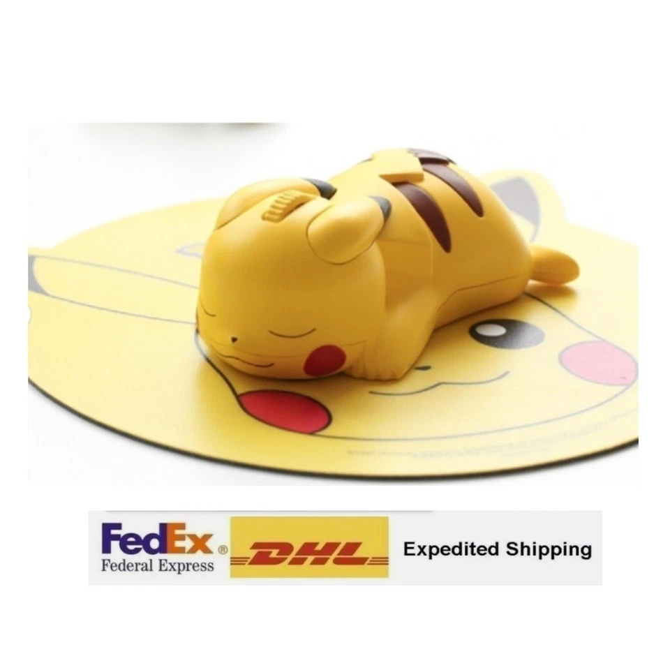 Pokemon Pikachu Figure Bluetooth Wireless Computer Mouse Limited Edition - Image 1 of 4