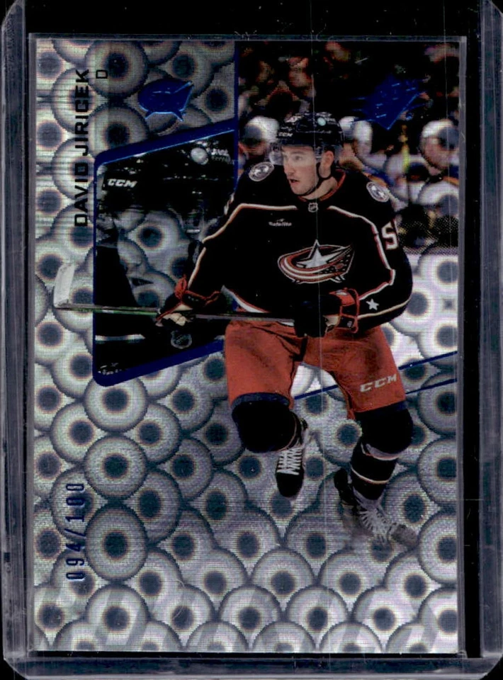 2022-23 SPx David Jiricek Radiance Rookie RC #94/100 Blue Jackets - Image 1 of 2