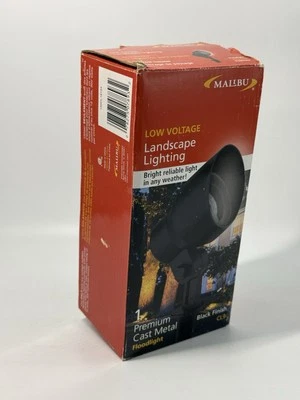 Malibu CL9 Low Voltage Halogen Landscape 20W Metal Light Black - Image 1 of 4