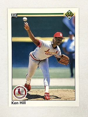 1990 Upper Deck Baseball Card #336 Ken Hill St. Louis Cardinals - Image 1 of 2