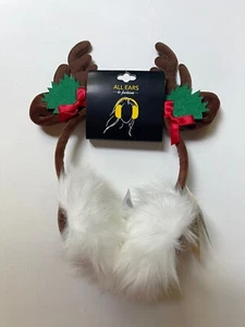 NUEVO CON ETIQUETAS ASTAS DE RENO NAVIDAD OREJERAS DIADEMA VACACIONES Colección 18 🎁 - Imagen 1 de 3