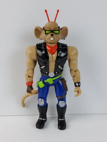 Vintage Biker Mice From Mars Throttle Action Figure 1993 Galoob Toy Cover