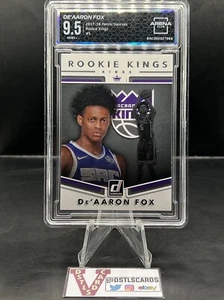 17/18 Panini Donruss - DE'AARON FOX ROOKIE KINGS #5 Arena Club 9.5 Mint+ - Foto 1 di 3