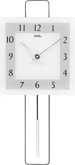 AMS 7504 Funkwanduhr Pendeluhren Wanduhren modern Wanduhr - Bild 1 von 1