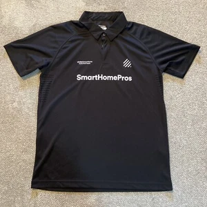 Vivint Shirt Men's Large Black Work Employee Smart Home Pros Uniform Polo - Picture 1 of 8