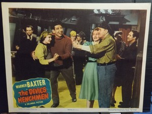 Lobby Card 1949 THE DEVIL'S HENCHMEN Mary Beth Hughes Warner Baxter dancing