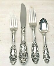 Crown Baroque by Gorham Sterling Silver 4 piece DINNER SIZE Place Setting