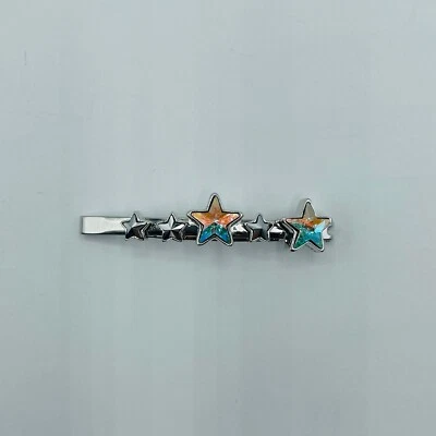 $85 New Swarovski Crystal Women s Star Rhodium Silver Hair Clip 903727 - Image 1 of 3