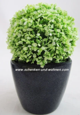 Pflanztopf Quadrat, Anthrazit glasiert ca. 10 x 10 cm - Bild 1 von 2