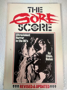 THE GORE SCORE (REVISED/UPDATED) - Vintage HORROR FILM Paperback - 1987 - BALUN - Picture 1 of 8
