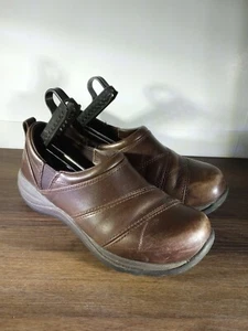 LL Bean Shoes Womens 8m Comfort Moc Slip On Loafers 268707 Brown Leather - Picture 1 of 13