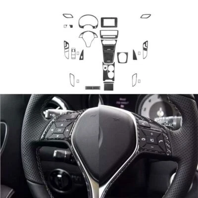 Juego completo de 35 piezas de fibra de carbono para Mercedes Benz clase CLA 2014-2018 Foto 1 de 4