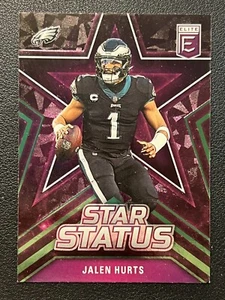 2023 Panini Donruss Elite - Star Status Green #2 Jalen Hurts - Picture 1 of 2