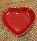 Fiestaware Medium Heart Bowl Scarlett Red  19 oz