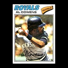 Al Cowens 1977 Topps Kansas City Royals #262 Nice!