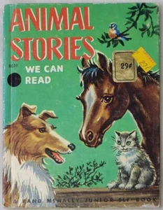 1947 Junior Elfe gebundenes Buch Tiergeschichten Wir können lesen Flora L Zimmermann 8031 - Bild 1 von 6
