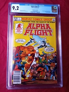 Alpha Flight #1 CGC 9.2 Variante de prix canadien kiosque à journaux. rondelle première apparition - Photo 1 sur 9