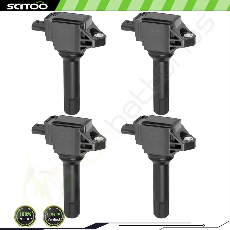 4X Ignition Coil For 2013-2014 Scion FR-S 2.0L H4 Subaru BRZ 2.0L H4 22433AA652 - Image 1 of 4