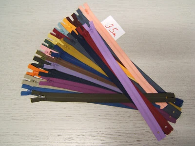 25 Reißverschlüsse 35cm unteilbar, 4,2mm - Bild 1 von 3