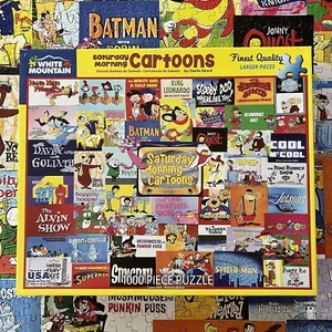Puzzle White Mountan 1000 sabato mattina cartoni animati Charlie Girard completo - Foto 1 di 9