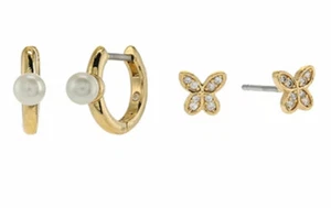 Kate Spade New York Tiny Twinkles Hope Earrings Set Cream - Picture 1 of 1