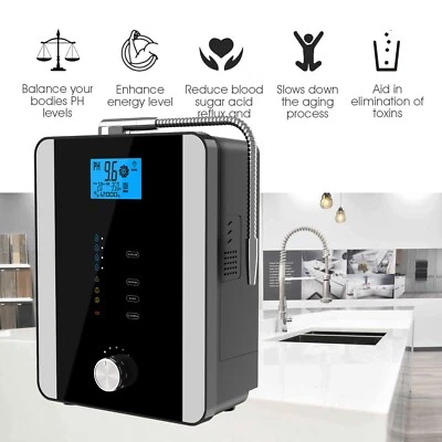 11 Plates Alkaline water ionizer generator purifier pH 3-11 Hydrogen water - Image 1 of 4