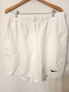 Nike Dri-Fit Court Victory 9" Tennis Shorts Size XL Men's White CV2545-100 Nwt - Imagen 1 de 2
