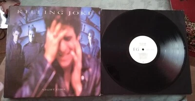 Killing Joke Night Time Rare Irish Press 1985 Double Dip Centre TranslucentVinyl - Image 1 of 4