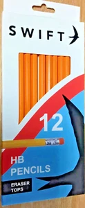 12HB Hochwertige Bleistifte mit Gummiradierer Büro Schule Schreibwaren Bleistift - Bild 1 von 3