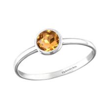 Natural Yellow Topaz Ring / Golden Topaz Ring / Golden Yellow Topaz Ring