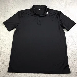 PXG Parsons Xtreme Golf BP Signature Polo Shirt Mens M Black Performance Snap Up - Picture 1 of 11