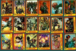 Mars Attacks Occupation JUDGE DREDD 18 CARD CHASE SET - Kickstarter Exlcusive - Picture 1 of 2