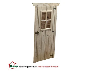 Spielhaus Ein-Flügeltür ET1 | Holztür für Stelzenhaus | Holzhaus | Gartenhaus - Bild 1 von 3