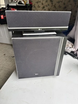 LG Surround Sound 2 Speaker System with Subwoofer  SH92PB-W  SH92PB-C - image 1 of 4
