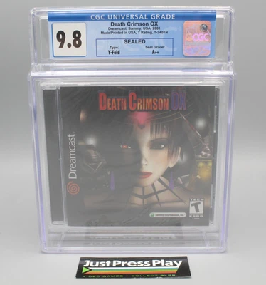 Death Crimson OX Sega Dreamcast 2001 Sealed CGC Graded 9.8 w/ A++ Seal! - Image 1 of 4