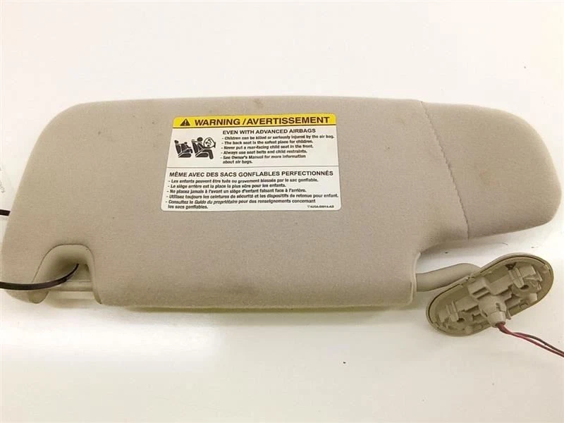 2006 FORD FUSION PASSENGER SUN VISOR SUN SHADE TAN CLOTH OEM USED TESTED  - Image 1 of 4