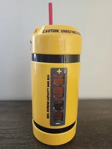 Disney Parks Monsters Inc Scream Canister Sipper Cup Bottle Tested Working Pixar - Picture 1 of 6