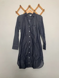Abito Camicia Pixie City to Sea Blu Chambray Cotone Isola di Mare Nuovo senza etichette Tg XS - Foto 1 di 3