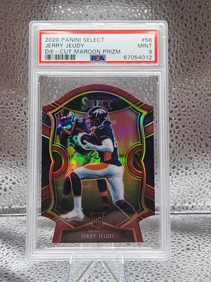 2020 Panini Select Jerry Judy Die-cut Maroon Prizm #56 RC PSA Mint 9 - Image 1 of 2