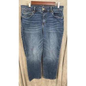 KUT From the Kloth Womens Jeans Size 10 Blue Denim Straight Leg Casual Pants - Picture 1 of 11