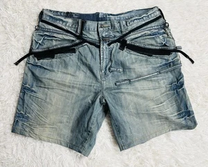 Men’s Vintage Y2K Marithe Francois Girbaud Jean Shorts Jorts Size 40 - Picture 1 of 8