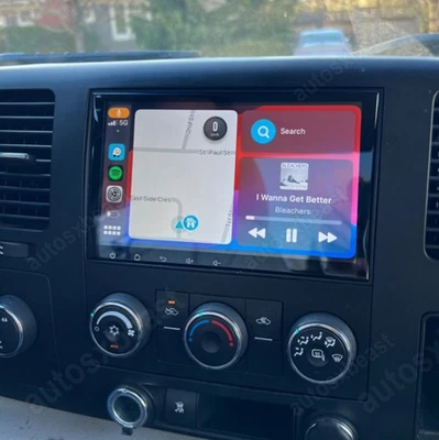 8" Apple Carplay Android 14 For 2009-2012 GMC Sierra serria Radio GPS Navi FM - Image 1 of 4