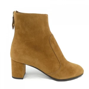LOUIS VUITTON Boots Women's Size 36.5 Brown Suede - Picture 1 of 6