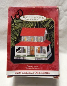 Hallmark Keepsake Ornament Farm House Town and Country - Picture 1 of 8