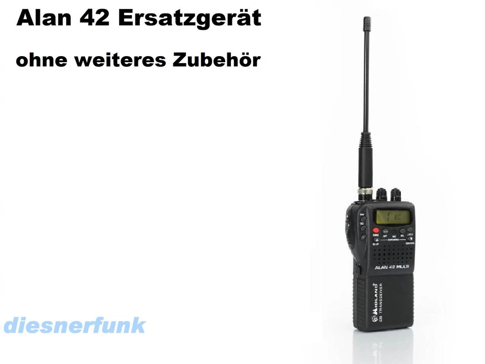 CB HAND FUNK ALAN 42 DS Neue Version Ideal für BF3 Sicherung u. Batterieleerpack - Bild 1 von 1
