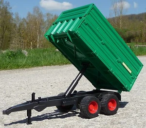 DOPPEL-BORDWAND ANHÄNGER Größe 37cm für RC Traktor in TOP QUALITÄT 262455 - Bild 1 von 9