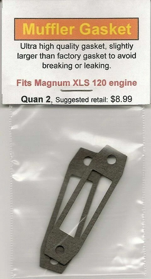 Magnum XLS 120 Exhaust/Muffler Gasket 2 Pack NIP - Image 1 of 1