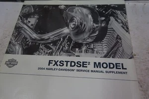 Harley Davidson 04 FXSTDSE-2 OEM 99494-04 OFFICIAL FACTORY MANUAL SUPPLEMENT - Picture 1 of 4